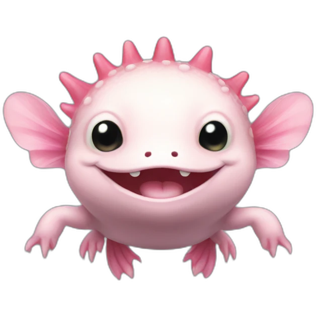 Happy axolotl emoji