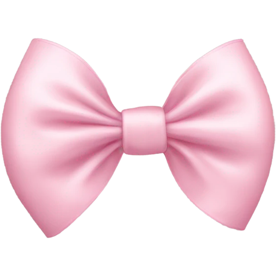 Light pink bow emoji