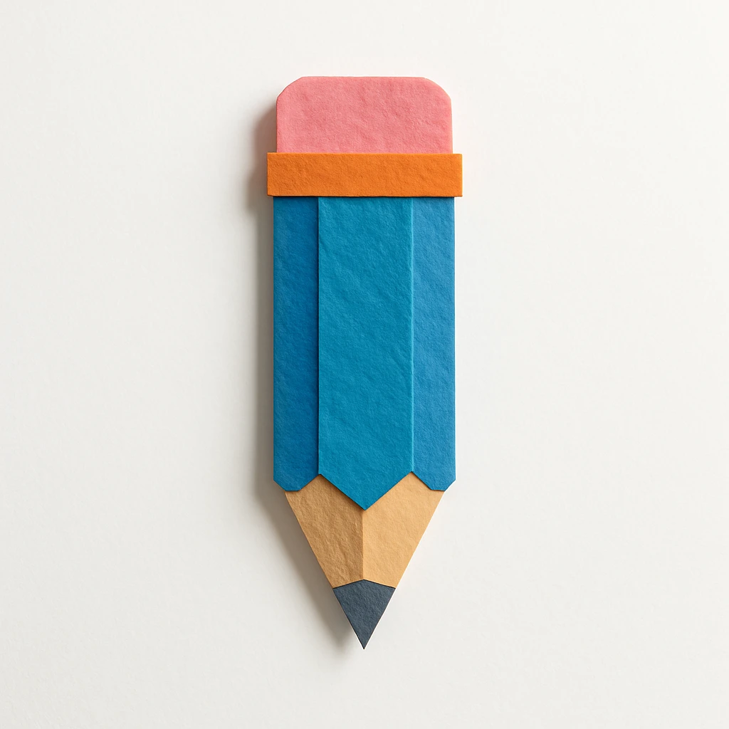 blue pencil emoji