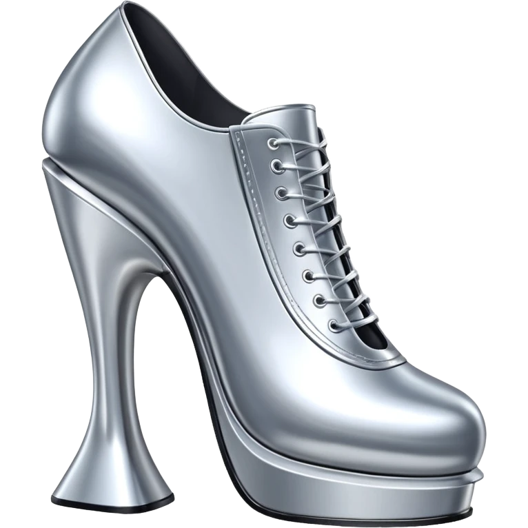 thierry mugler style spam can shoe sculpture  emoji