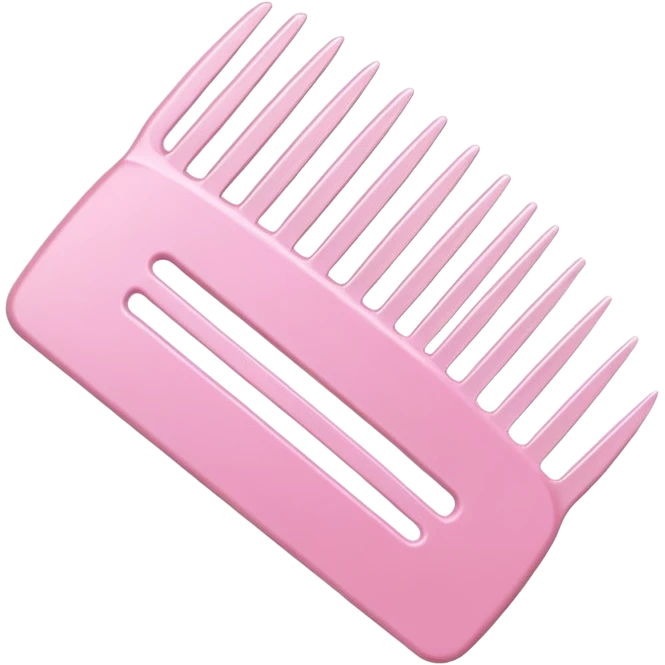 pastel pink comb emoji