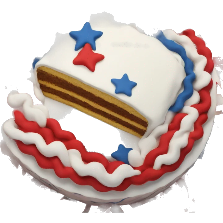 4th of july cake emoji