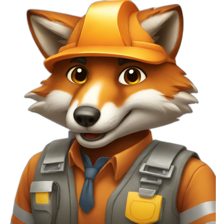 working fox emoji