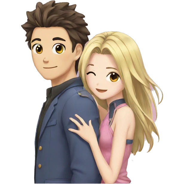 Anime love emoji