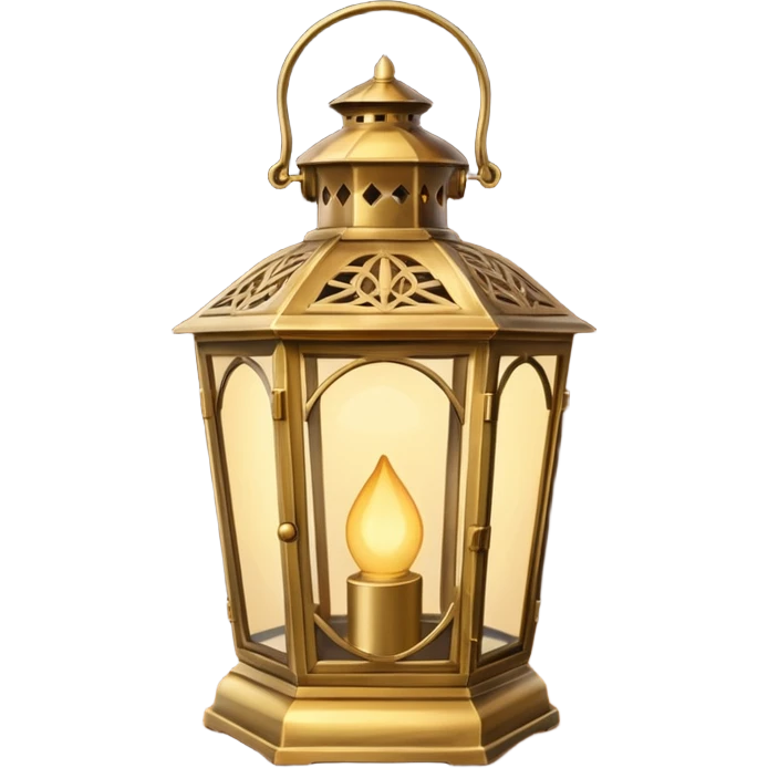 an edwardian-era lantern someone would carry on a dark winter night emoji