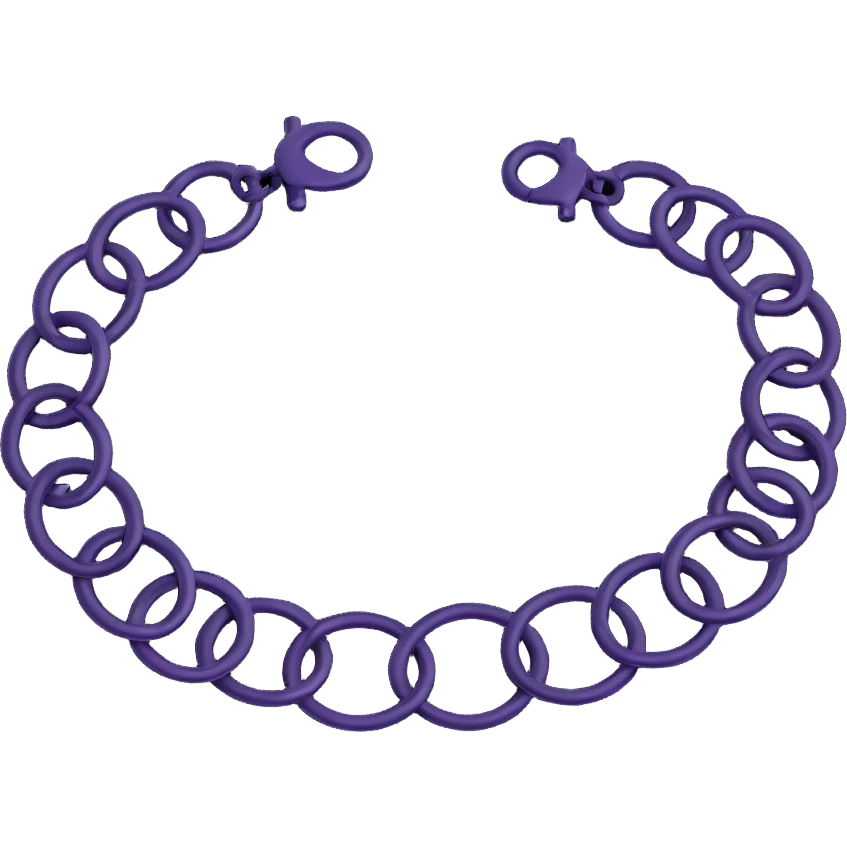 realistic 3D gothic bracelet with more black, minimal and dark emoji
