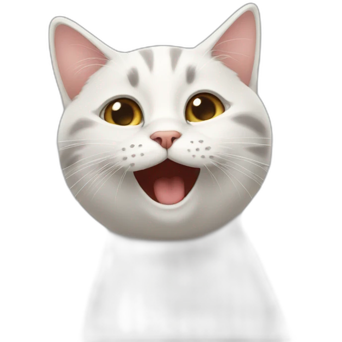 Cat who gives a kiss heart emoji