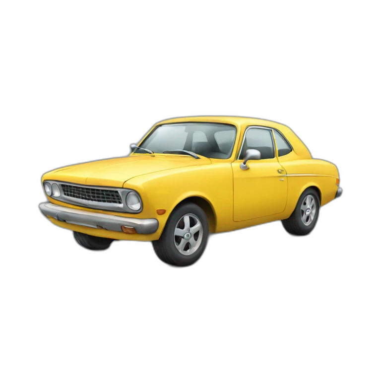 Chat sur voiture emoji