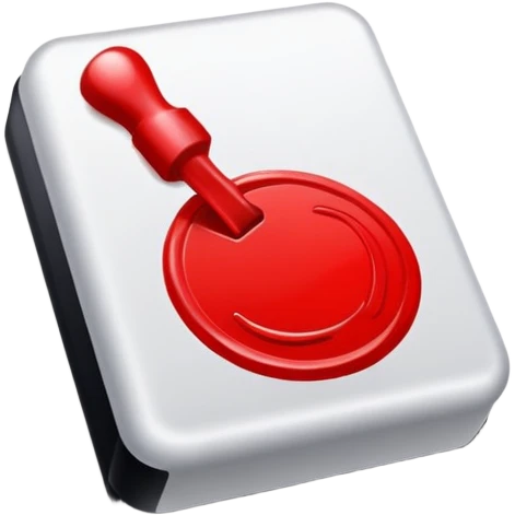 stamp approved emoji