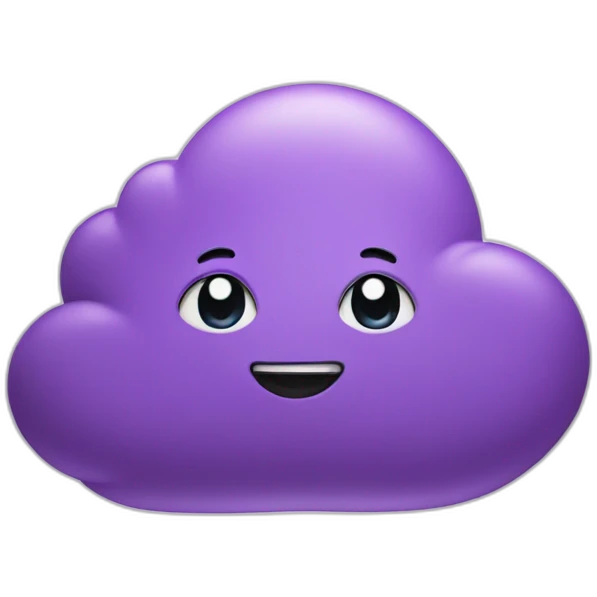Purple Cloud emoji
