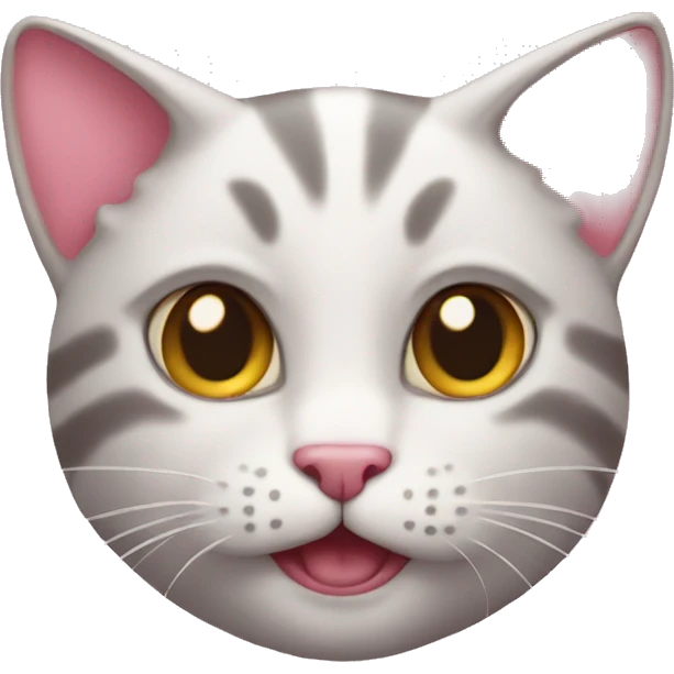 pinky sweet cat emoji