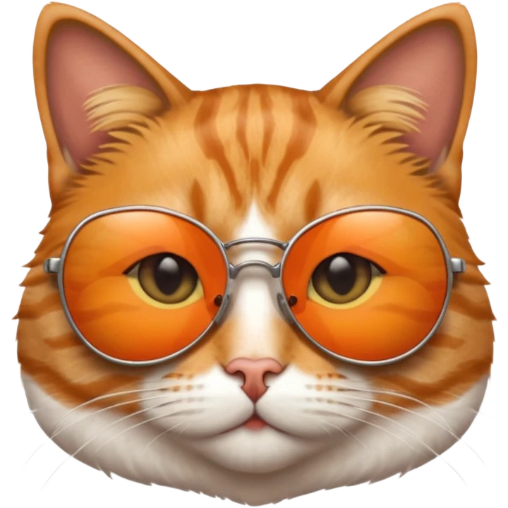 Cat wearing sunglasses emoji