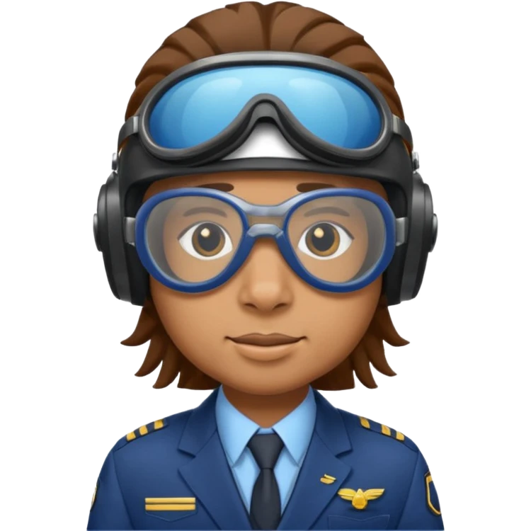 blue suited zebra pilot emoji