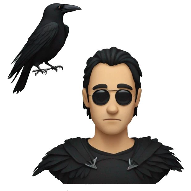 the crow emoji