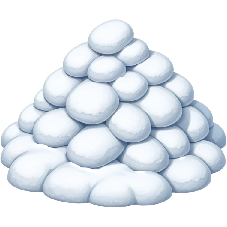 Snow emoji
