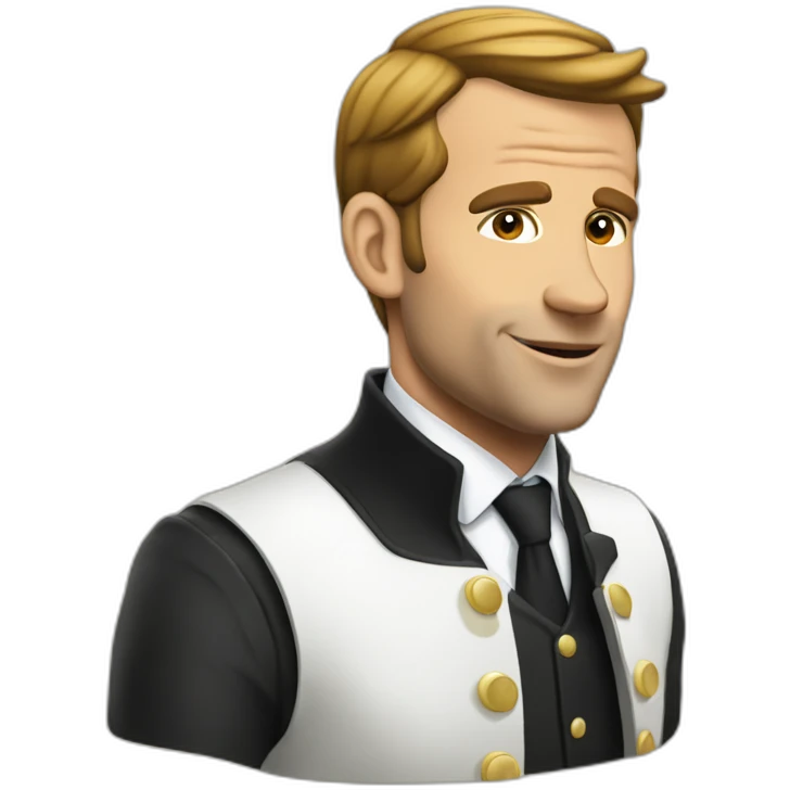 Macron sur une vache  emoji