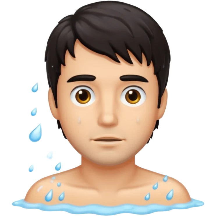 hair washing men  emoji