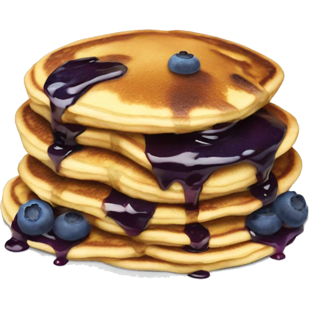 Blueberry pancakes  emoji