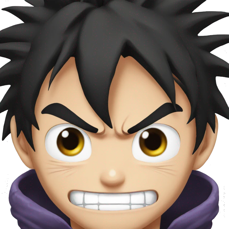 make face luffy gear five emoji
