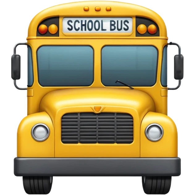 School Bus emoji