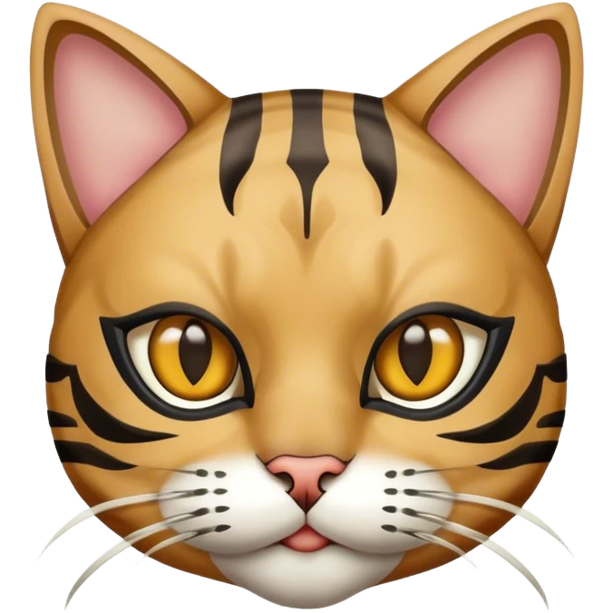 Cat wearing a mask emoji