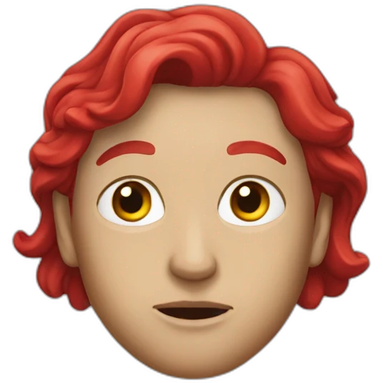 Red imposteur  emoji