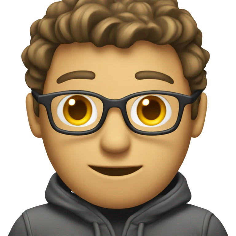 Developer writing code in Macbook emoji
