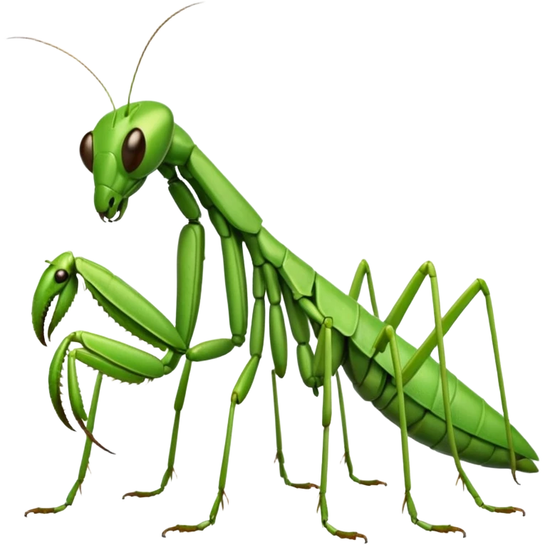 a praying mantis emoji