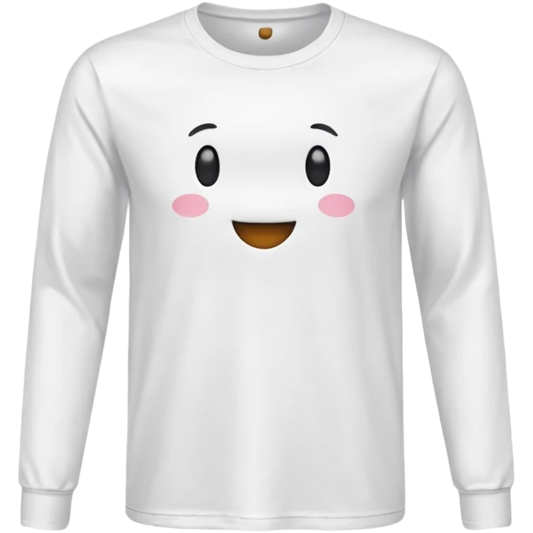 long sleeve t-shirt emoji
