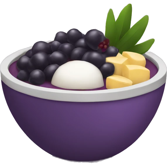 Acai bowl emoji