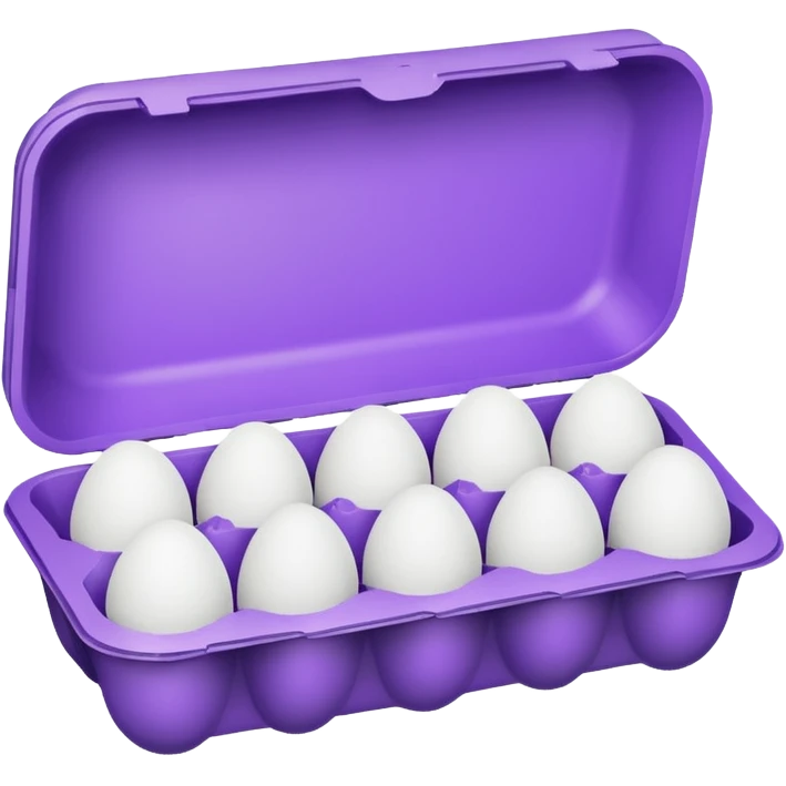 purple big egg carton emoji