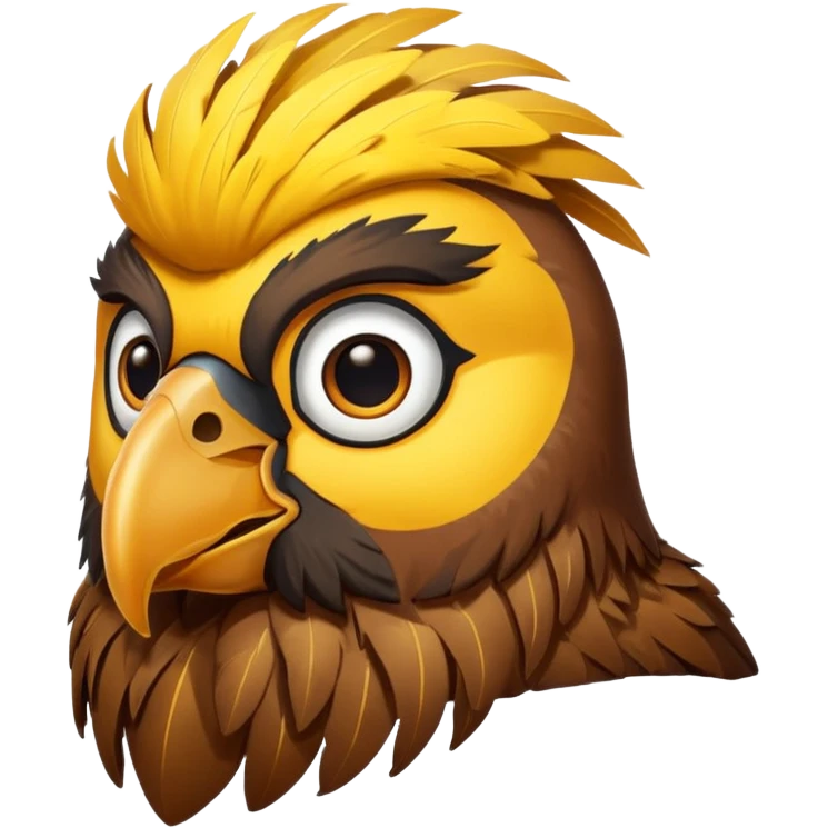 bearded bird emoji