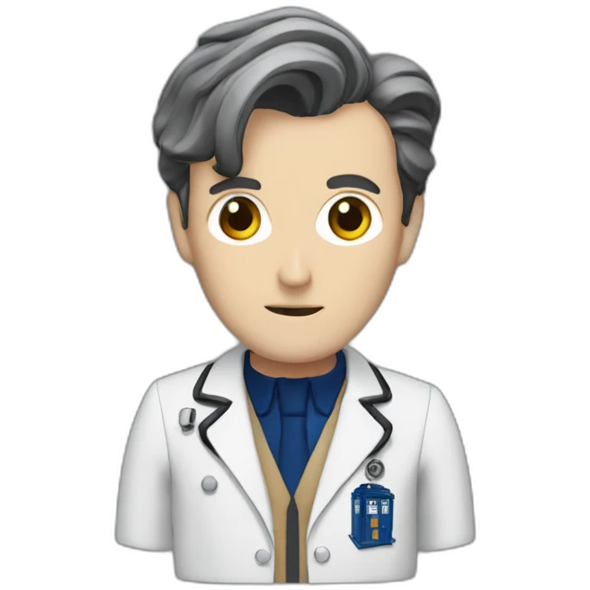 Doctor Who 11th doctor tardis emoji