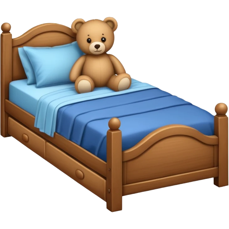 bed for kid emoji