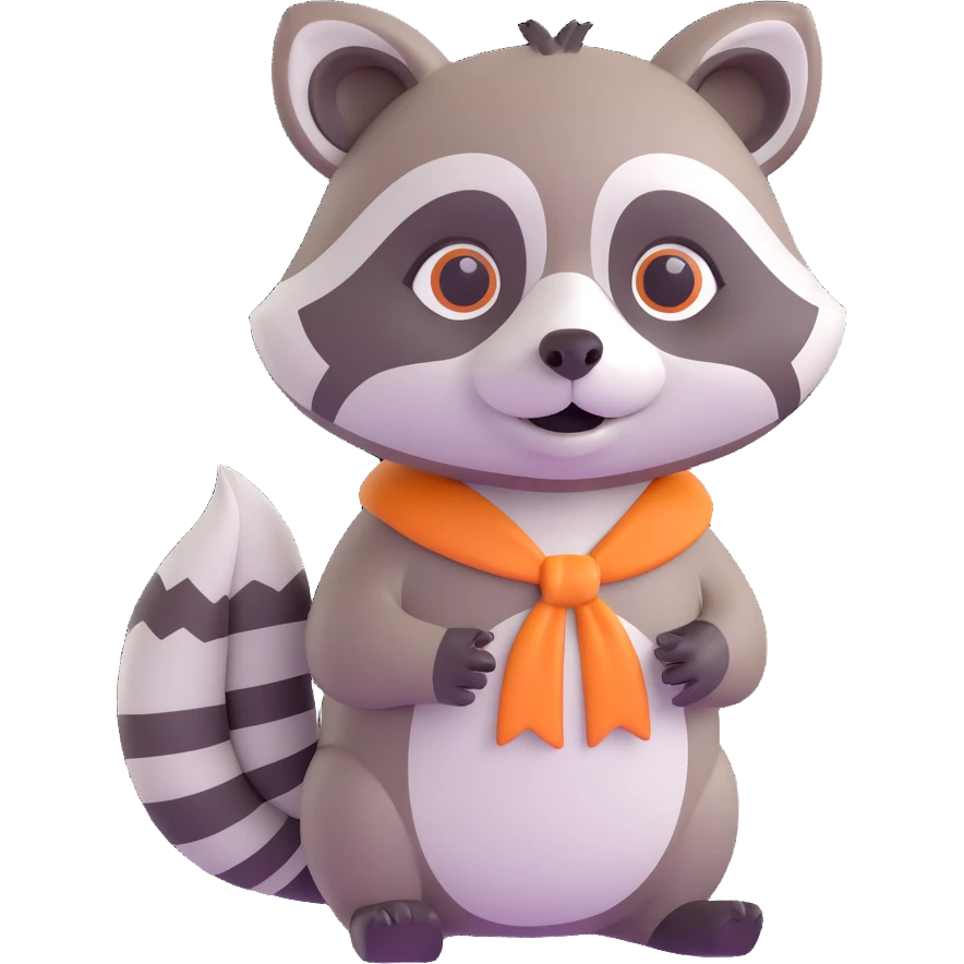 Raccoon emoji