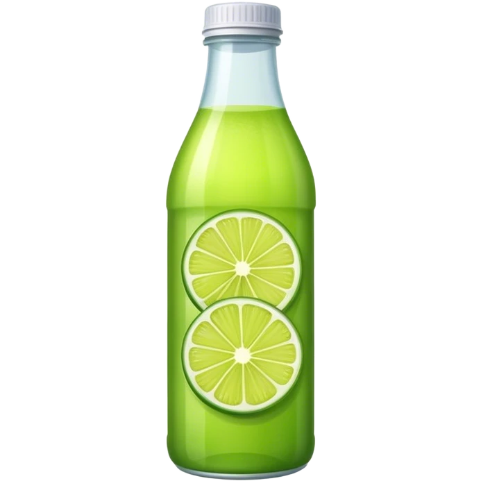 Lime juice bottled emoji