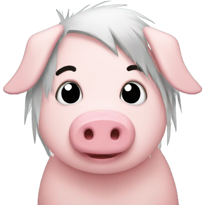 emo pig emoji