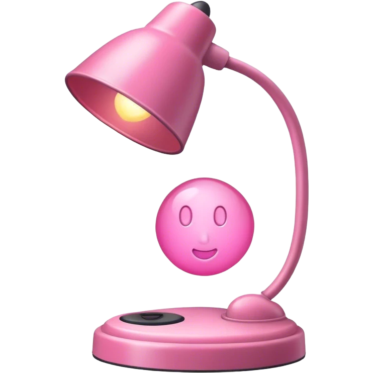 pink lamp idea emoji