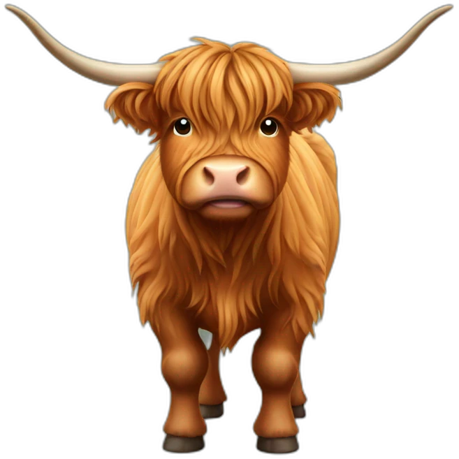 highland cow emoji