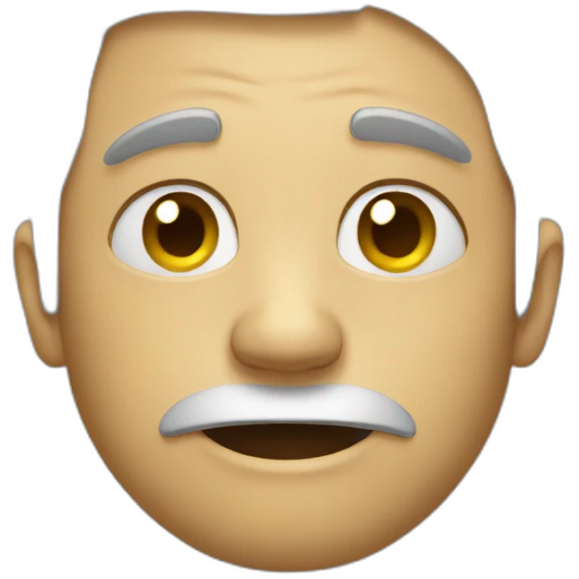 Crying man emoji