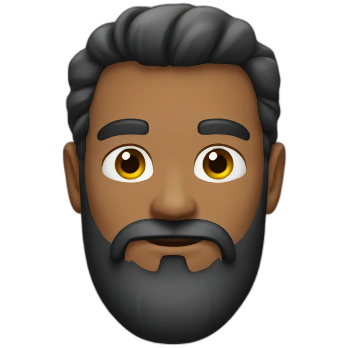 man-beard-muscles emoji