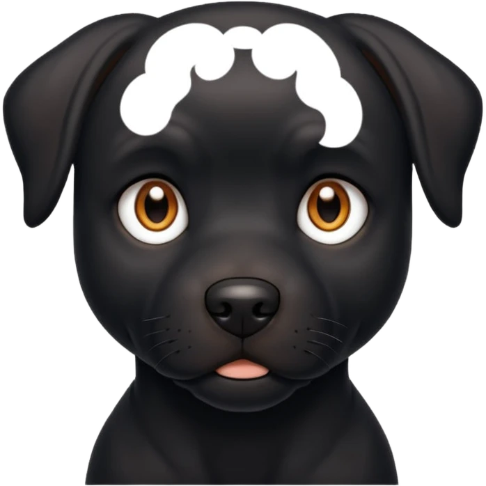 black dog emoji