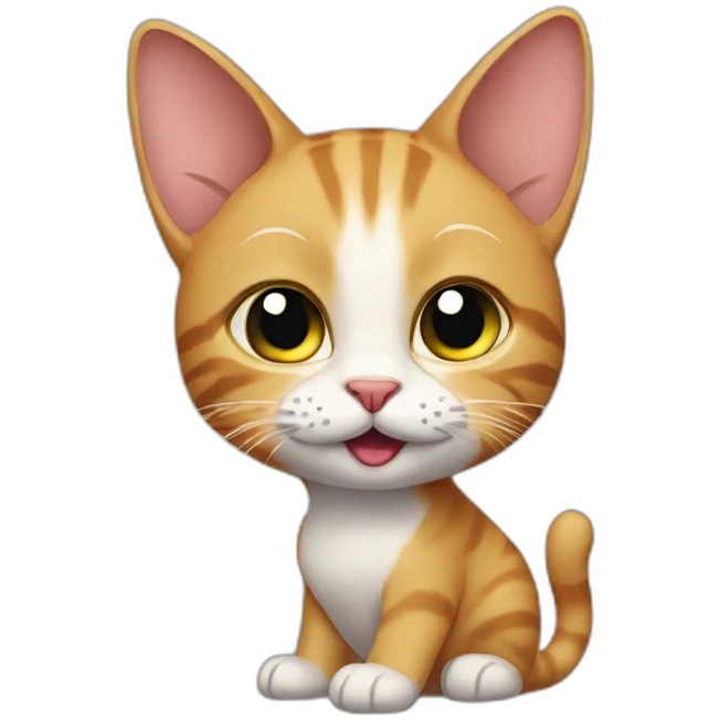 Dumb littel cat emoji