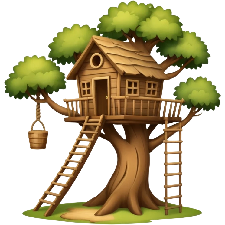 A treehouse emoji