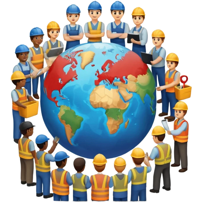 The World of Labor May emoji