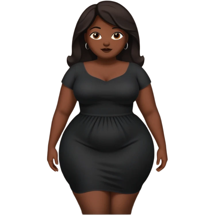 Femme grosse fesse écarter emoji