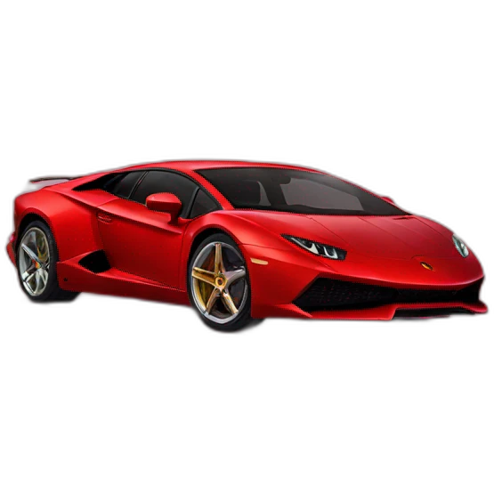 Lamborghini rouge emoji