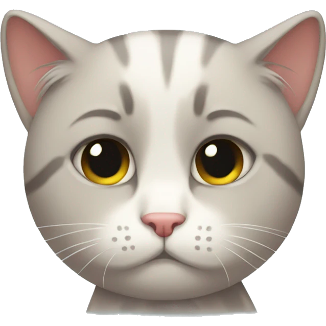 Sad kitty emoji