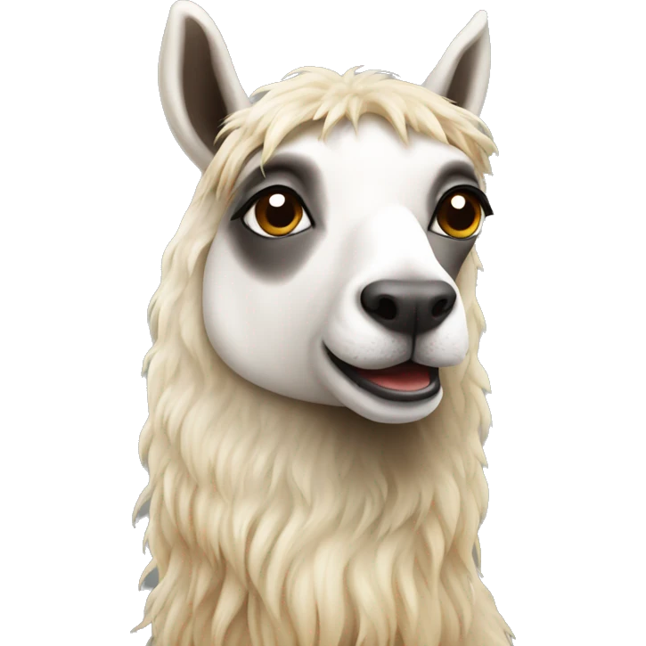 Lama with dog emoji