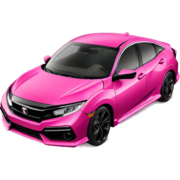 Pink 2023 Honda civic sport  emoji